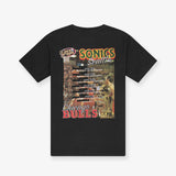 Seattle Supersonics Vs Chicago Bulls 1996 Finals Tee - Faded Black