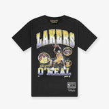Shaquille O'Neal Los Angeles Lakers Photo Player Tee - Faded Black