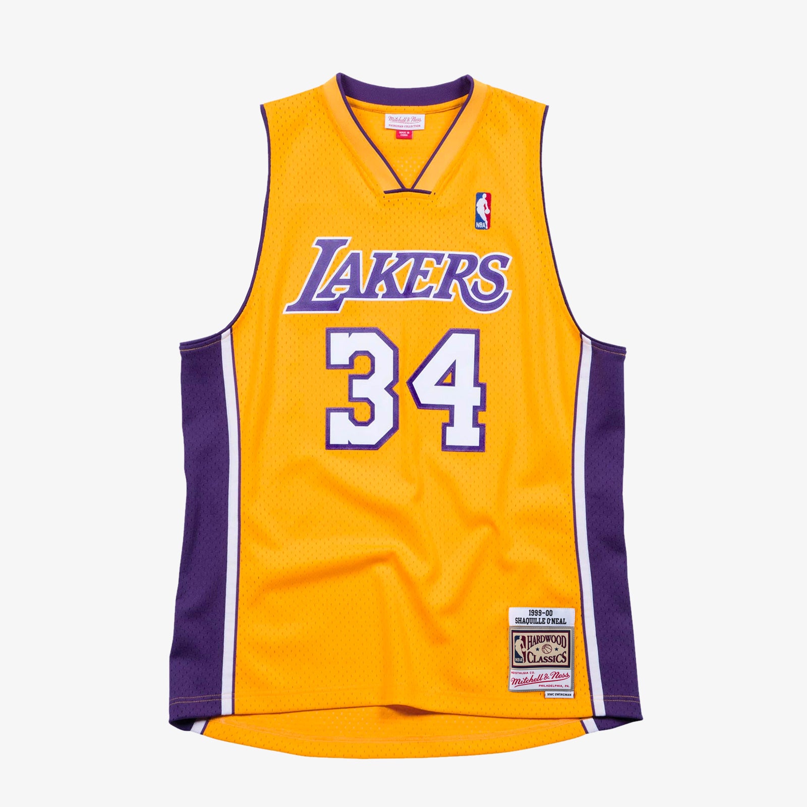 Mitchell & Ness x LA Lakers Shaq Coutside Black T-Shirt