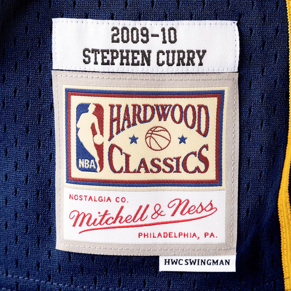 Stephen Curry Golden State Warriors 09-10 HWC Swingman Jersey - Navy -  Throwback