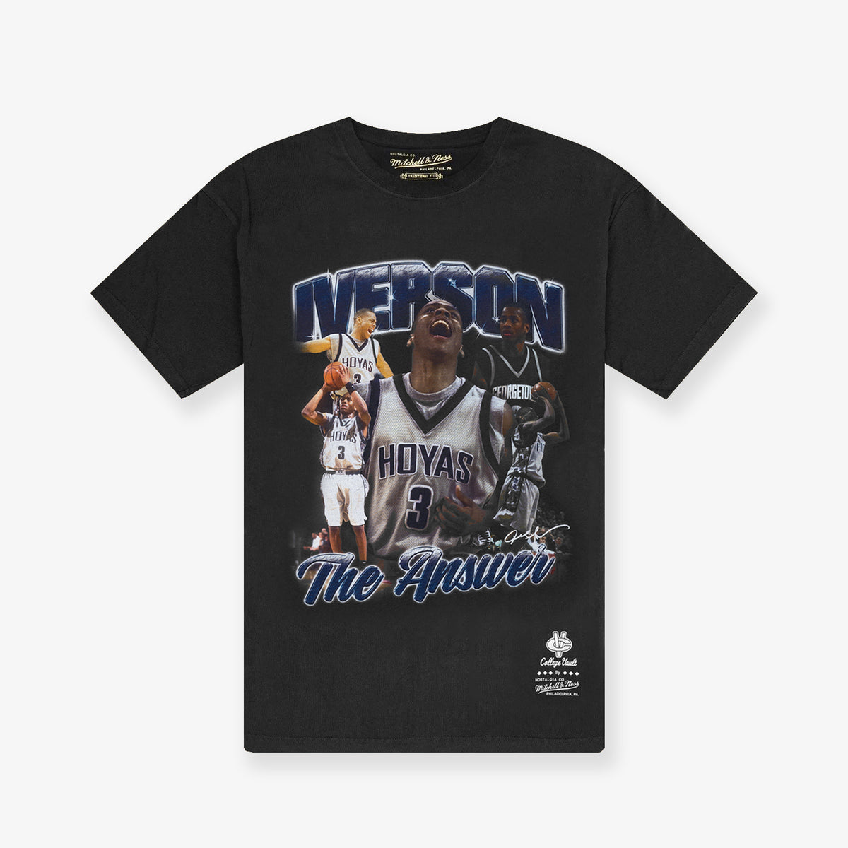 Allen Iverson Georgetown Hoyas Mitchell & Ness NCAA Jersey L