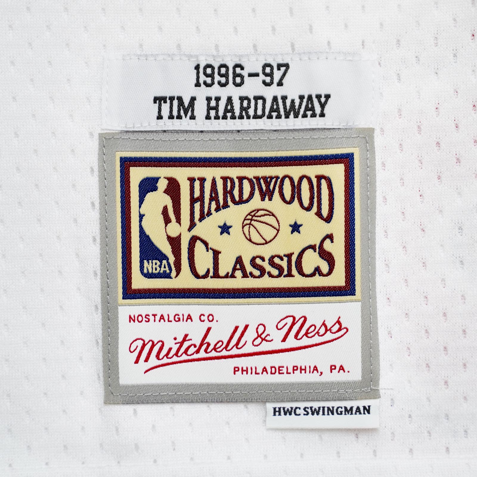 Tim Hardaway Mitchell & Ness Miami HEAT 1996-97 Swingman Jersey in