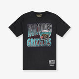 Vancouver Grizzlies Incline Stack Vintage Tee - Faded Black