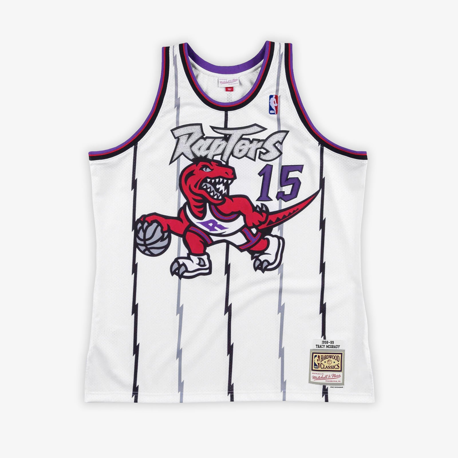 Mitchell & Ness Purple Toronto Raptors Vince Carter 1998-99 Hyper Hoops  Jersey - XL