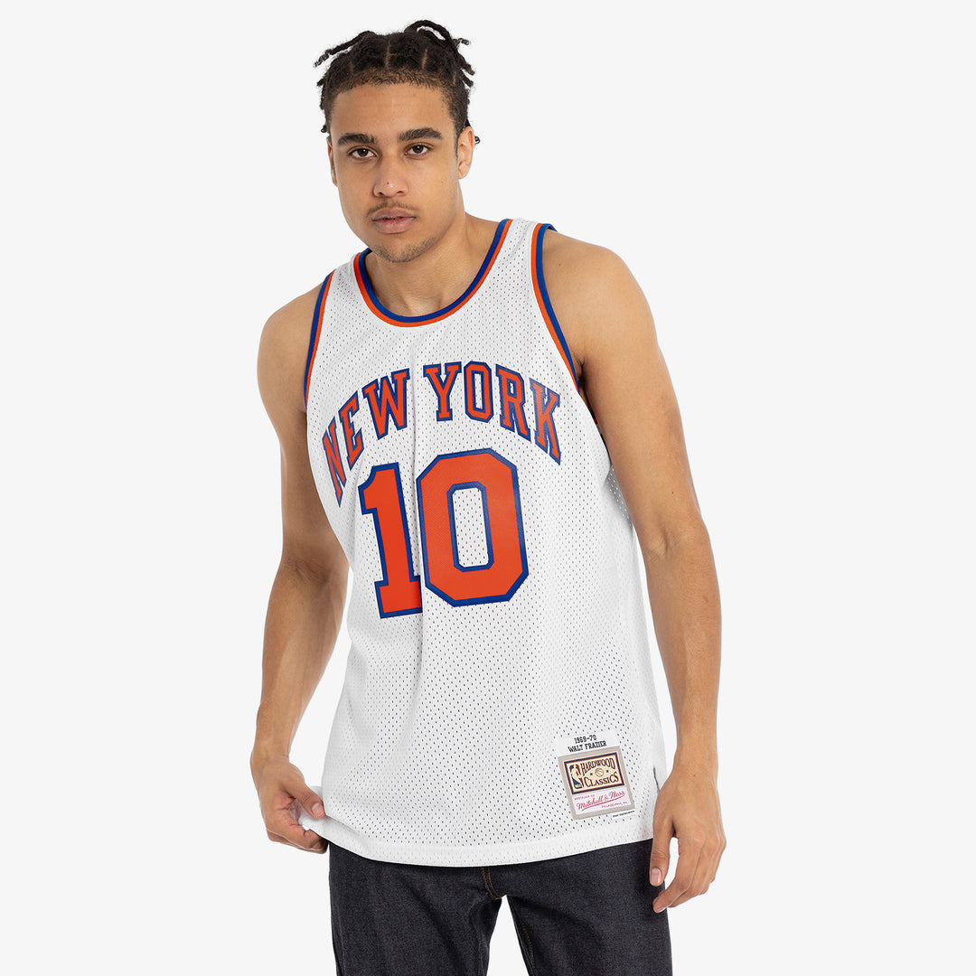 Walt Frazier New York Knicks 69 70 HWC Swingman Jersey White Throwback walt-frazier-new-york-knicks-69-70-hwc-swingman-jersey-white-throwback
