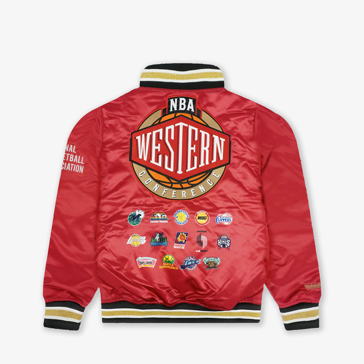 Seattle SuperSonics Golden Age Satin Jacket, Large