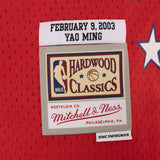 Yao Ming 2003 All Star HWC Swingman Jersey - Red