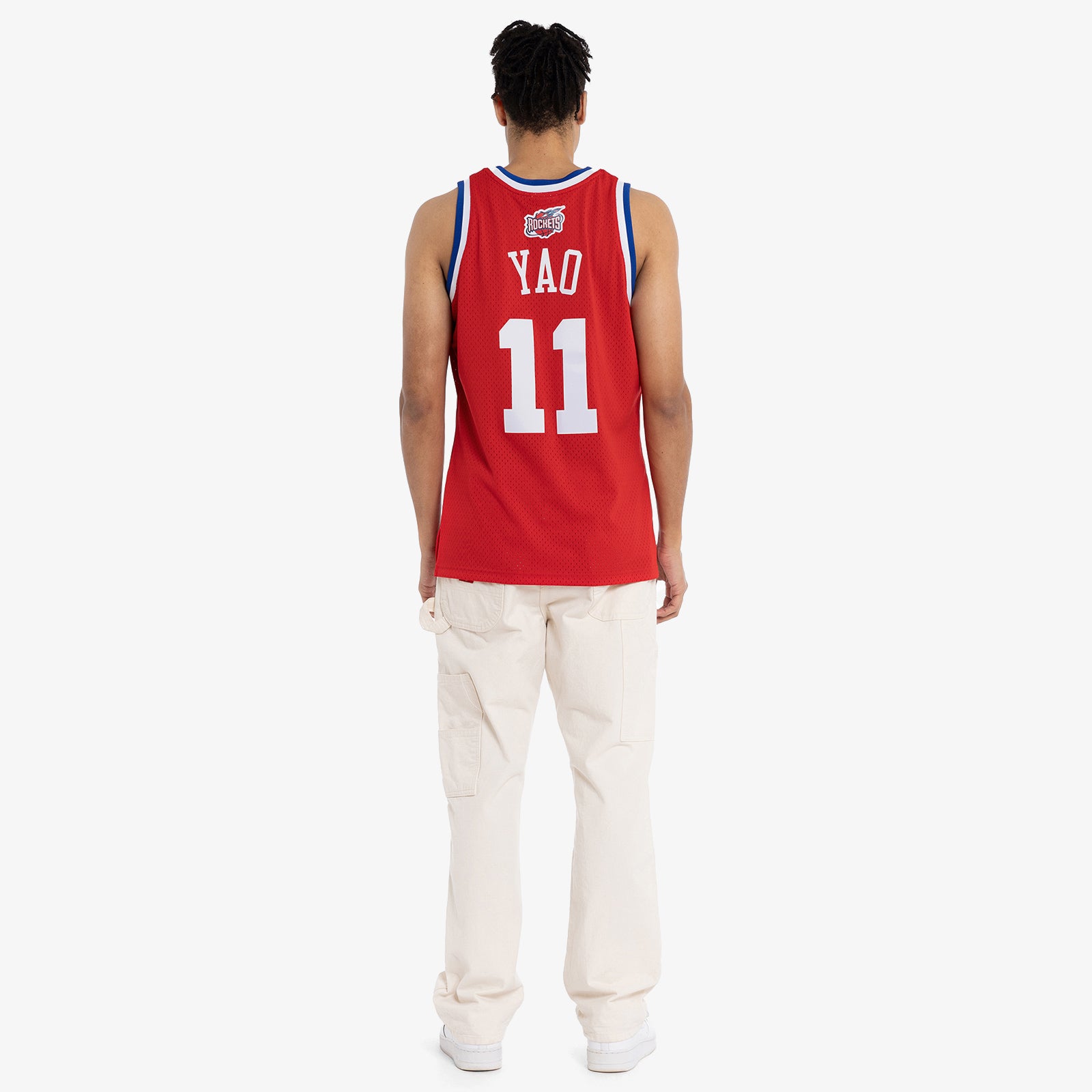 Custom Yao Ming #13 Team China Basketball Jersey Basketball Jersey Stitched  Red