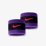 Nike Swoosh Wristband - Black/Purple
