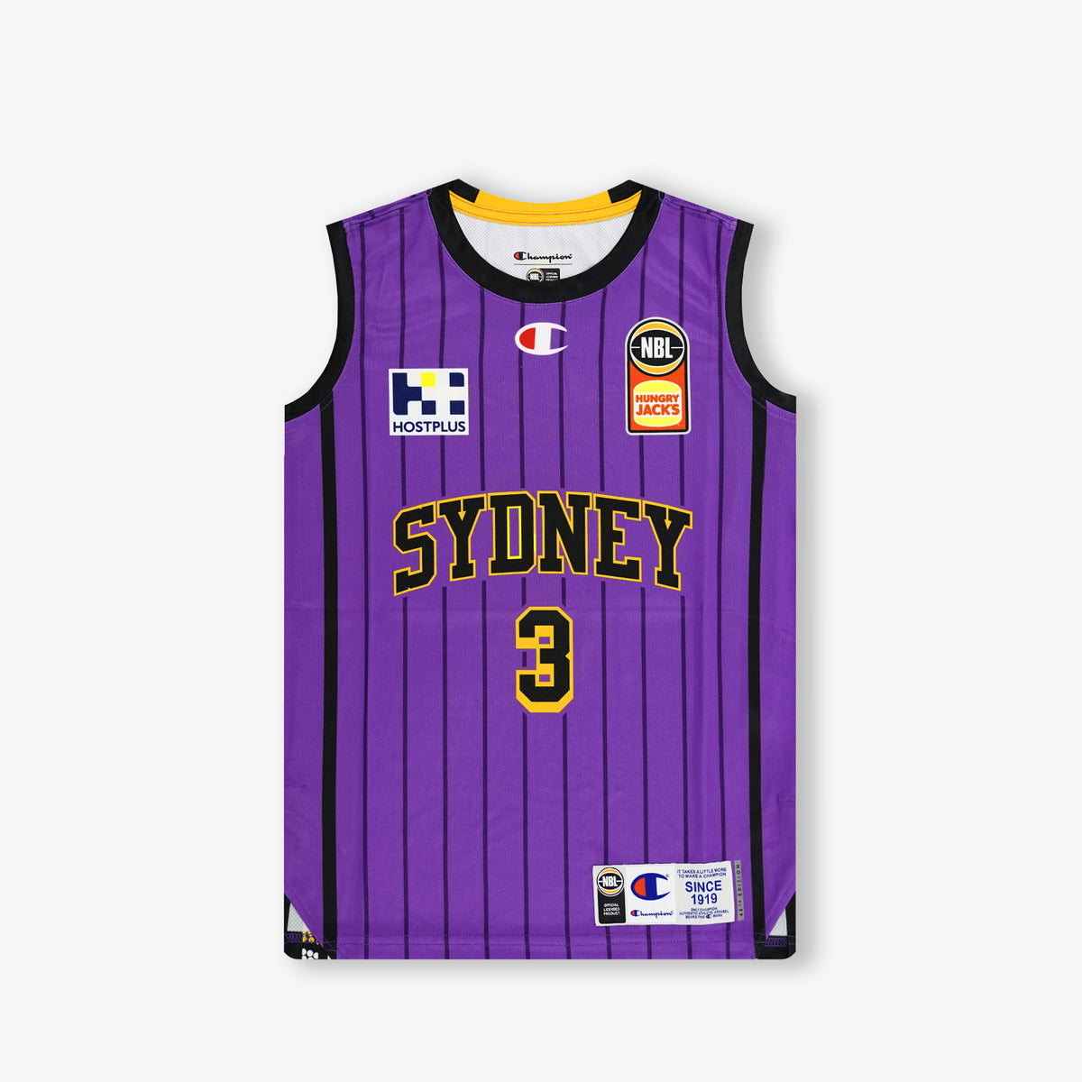 Dejan Vasiljevic Sydney Kings NBL Home Authentic Youth Jersey - Purple