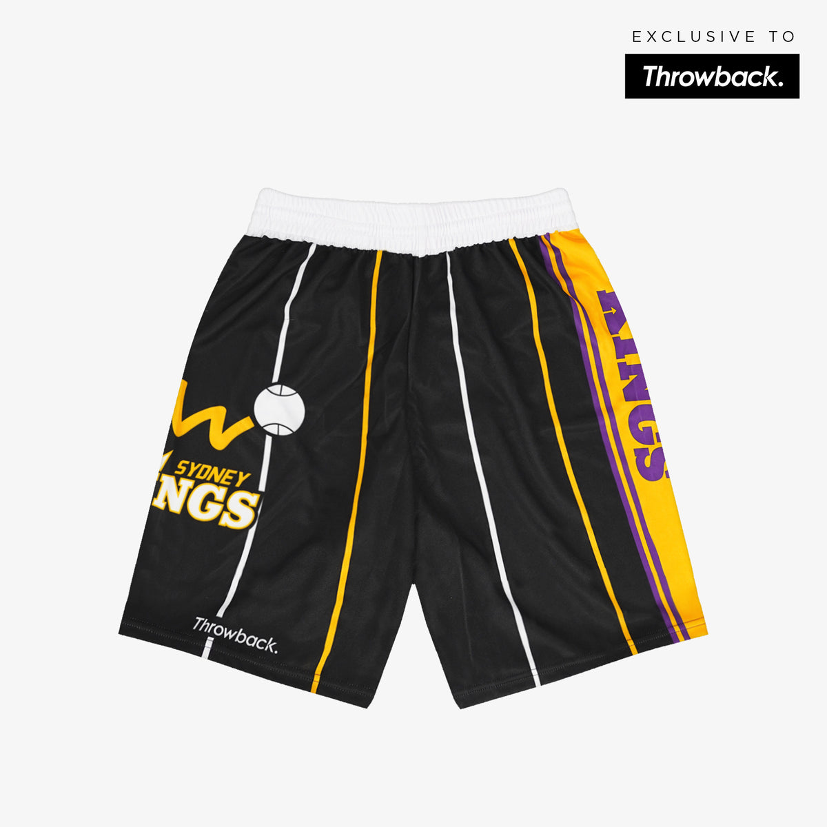 Sydney Kings X Throwback 1996 Heritage Shorts - Black