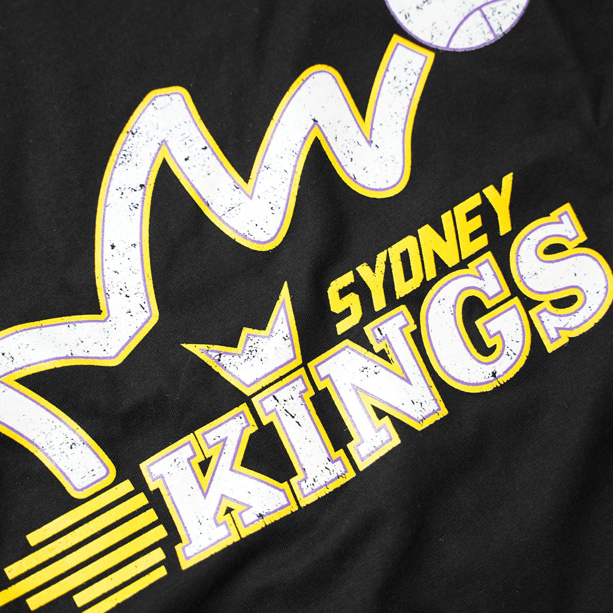 Sydney Kings X Throwback Heritage Graphic Tee - Black