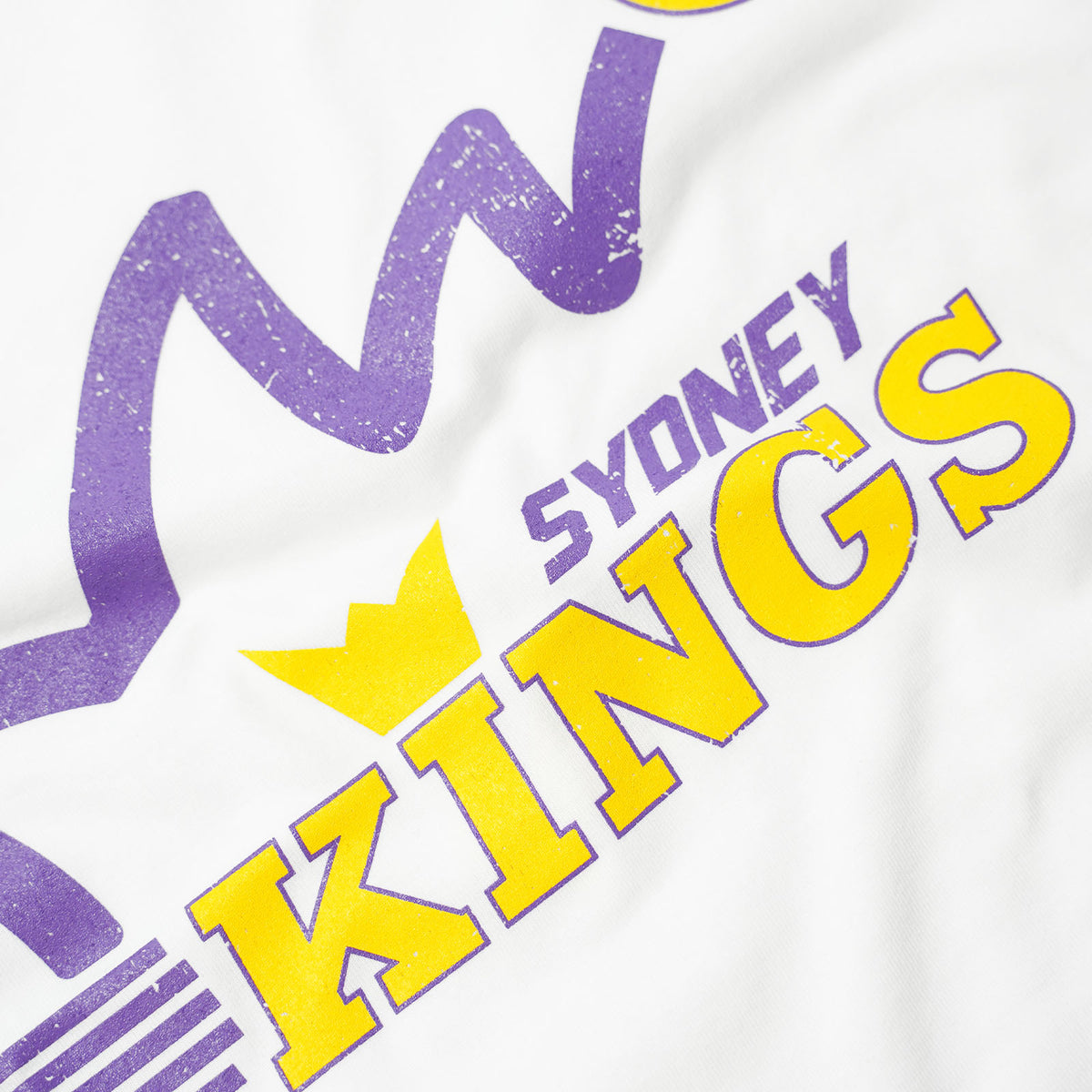 Sydney Kings X Throwback Heritage Graphic Tee - White