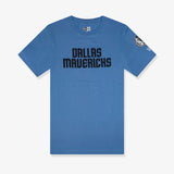 Dallas Mavericks Practice Wordmark T-Shirt - Blue