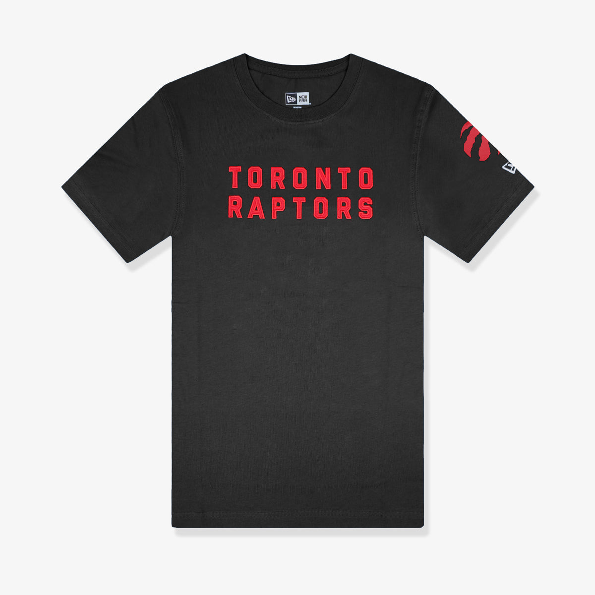 Toronto Raptors Practice Wordmark T Shirt Black Throwback