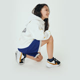 Nike All Star Icon Fleece Youth Oversized Hoodie - White