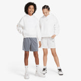 Nike All Star Icon Fleece Youth Oversized Hoodie - White