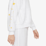 Nike All Star Icon Fleece Youth Oversized Hoodie - White