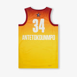 Giannis Antetokounmpo 2023 All Star Edition Swingman Jersey - Yellow