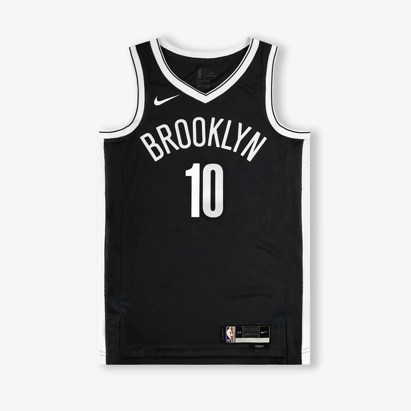 Nike Men's Brooklyn Nets White Hardwood Classic Shorts, Medium
