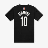 Ben Simmons Brooklyn Nets Icon Name & Number NBA T-Shirt - Black