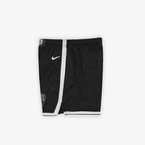 Brooklyn Nets Icon Edition NBA Swingman Shorts Black Throwback