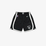Brooklyn Nets Icon Swingman Youth Shorts - Black