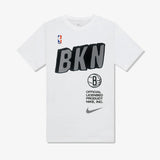 Brooklyn Nets NBA Block T-Shirt - White
