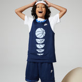 Culture of Basketball Reversible Youth Tank - Navy