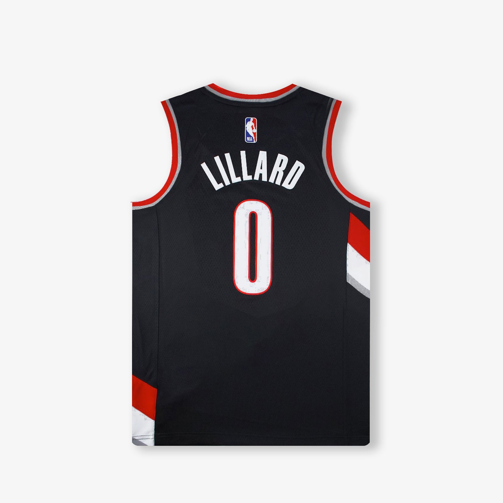 Men's Nike Damian Lillard Black Portland Trail Blazers Swingman Jersey - Icon Edition