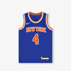 Derrick Rose New York Knicks Icon Edition Swingman Jersey - Blue - Throwback