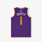 Devin Booker Phoenix Suns Icon Edition Youth Swingman Jersey - Purple