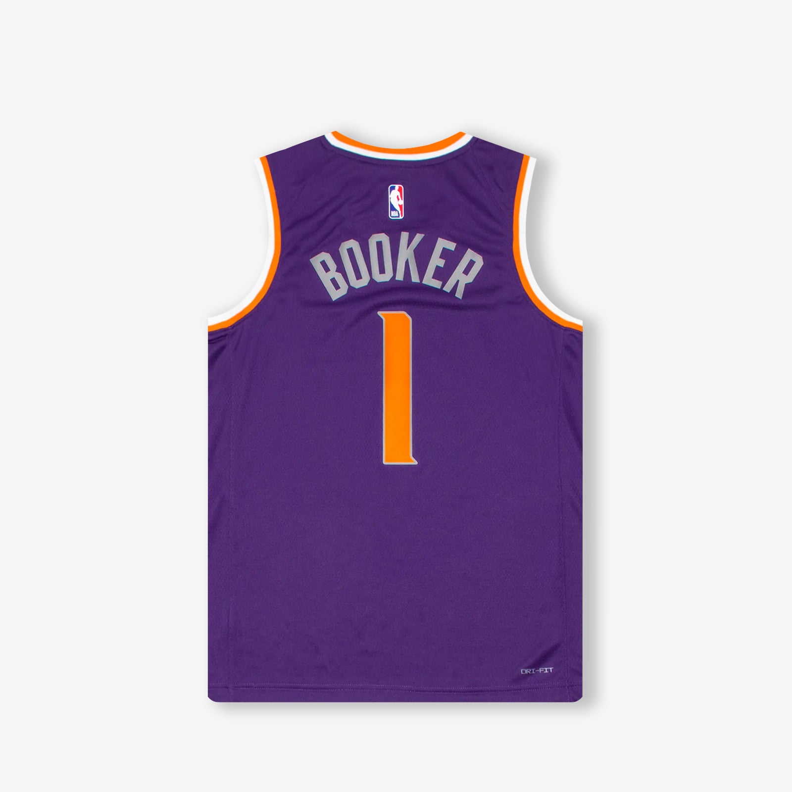 Youth Nike Devin Booker White Phoenix Suns Swingman Jersey - Association Edition Size: Medium