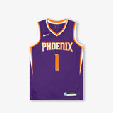 Devin Booker Phoenix Suns Icon Edition Youth Swingman Jersey - Purple