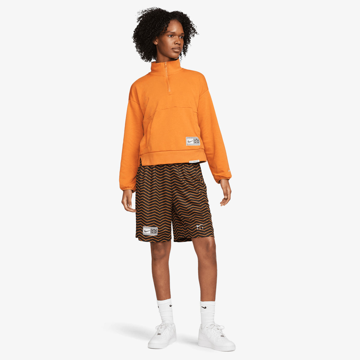 Orange nike 2025 basketball shorts