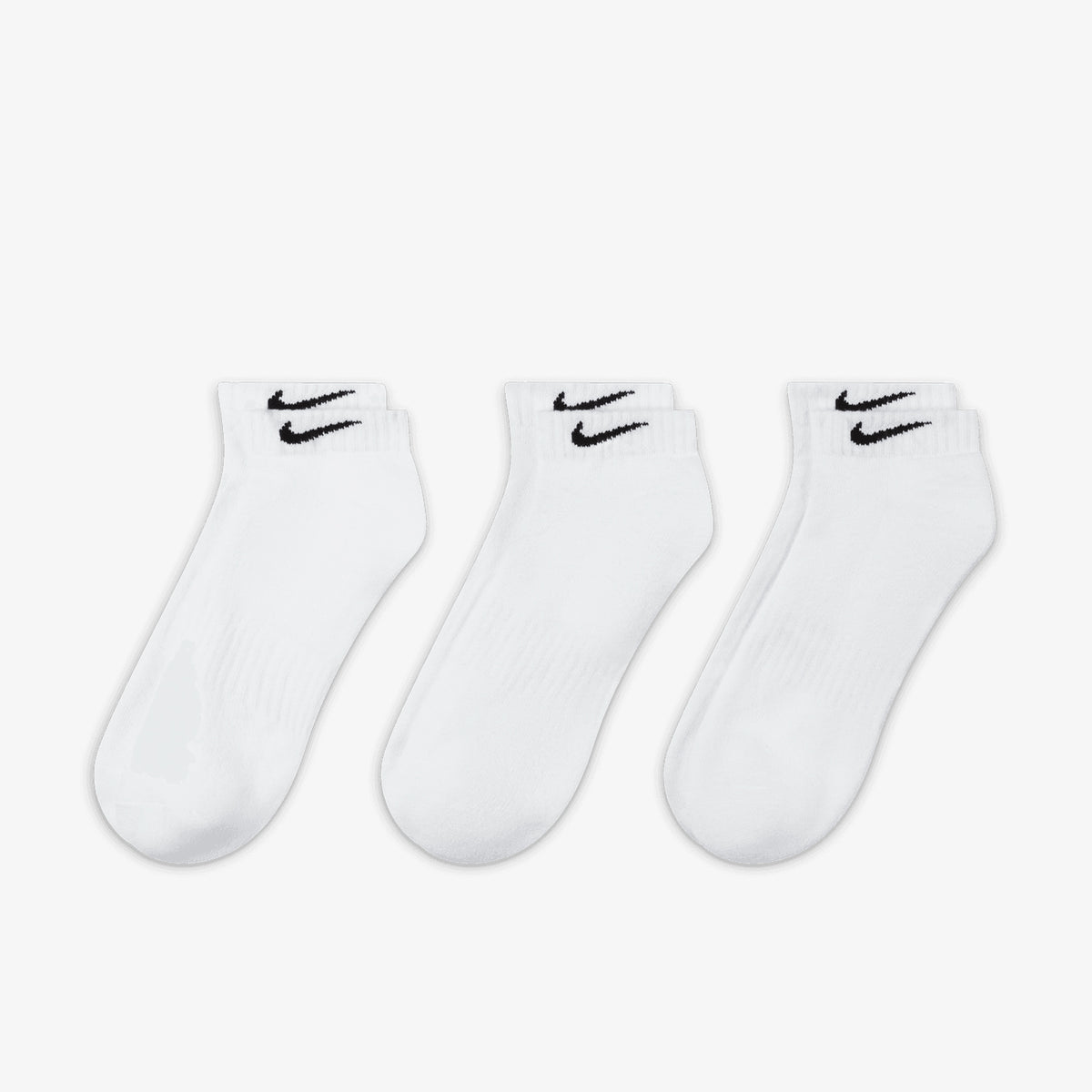 Nike Everyday Cushion Low Socks (3 Pairs) - White