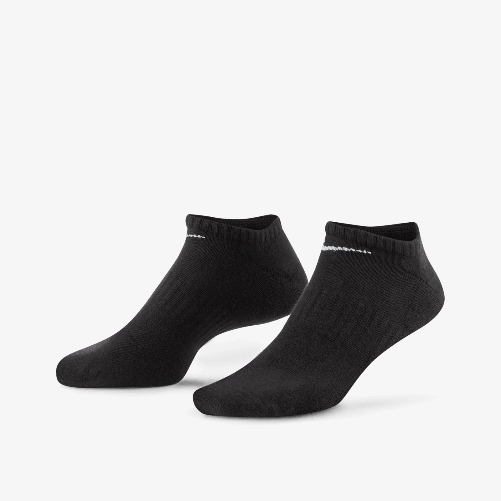 Nike Everyday Cushion No Show Socks 3 Pairs Black Throwback