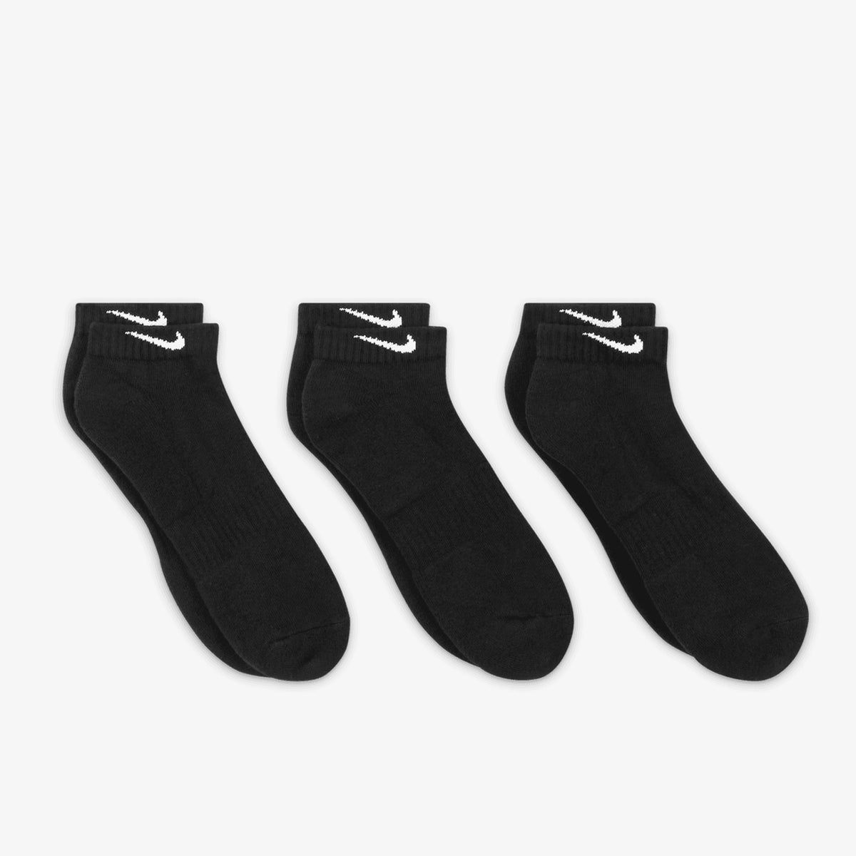 Nike Everyday Cushion Low Socks (3 Pairs) - Black