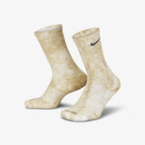 Nike Everyday Plus Cushioned Tie Dye Crew Socks (2 Pairs) - Natural/Ice