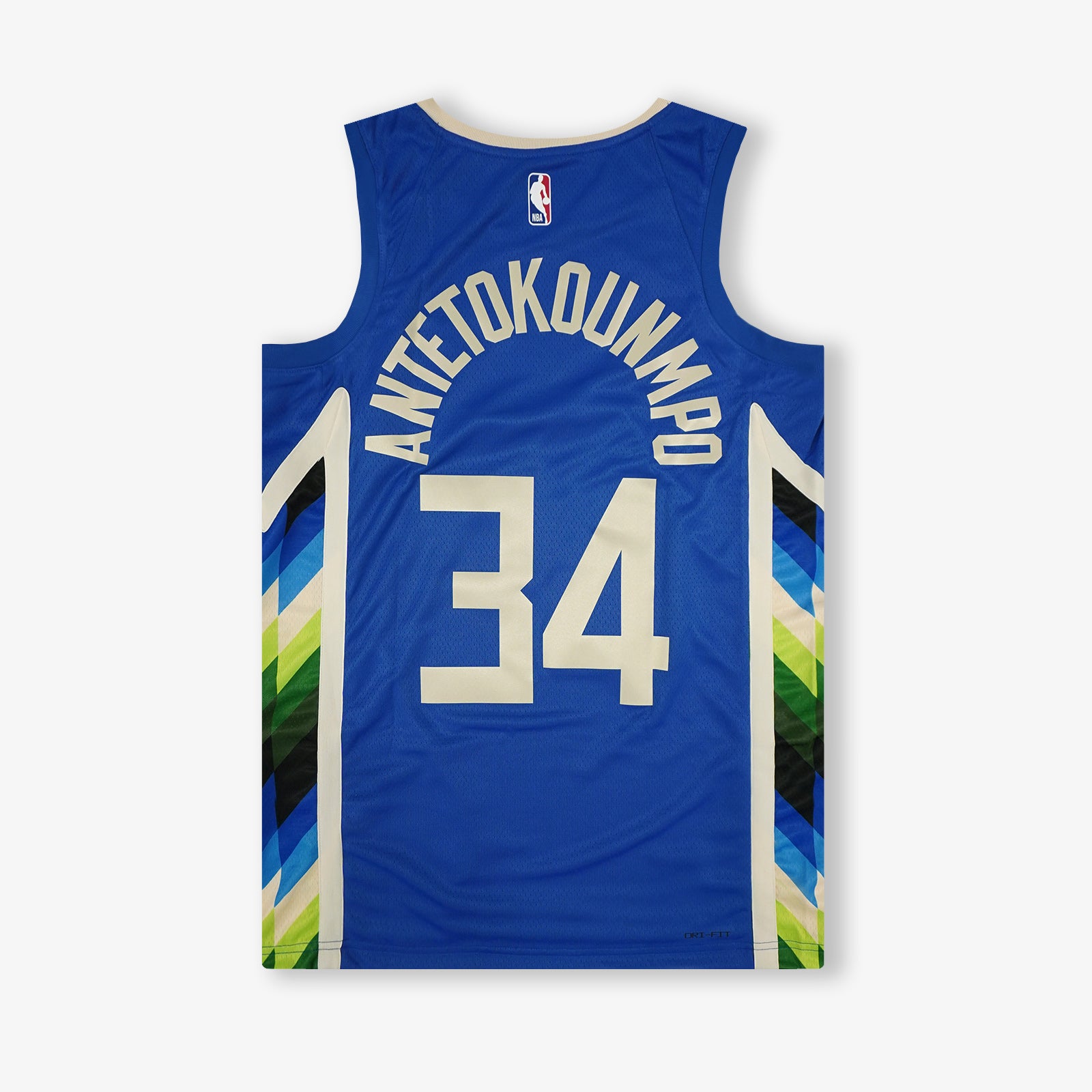 Nike Basketball NBA Milwaukee Bucks Dri-FIT City Edition jersey vest in  blue