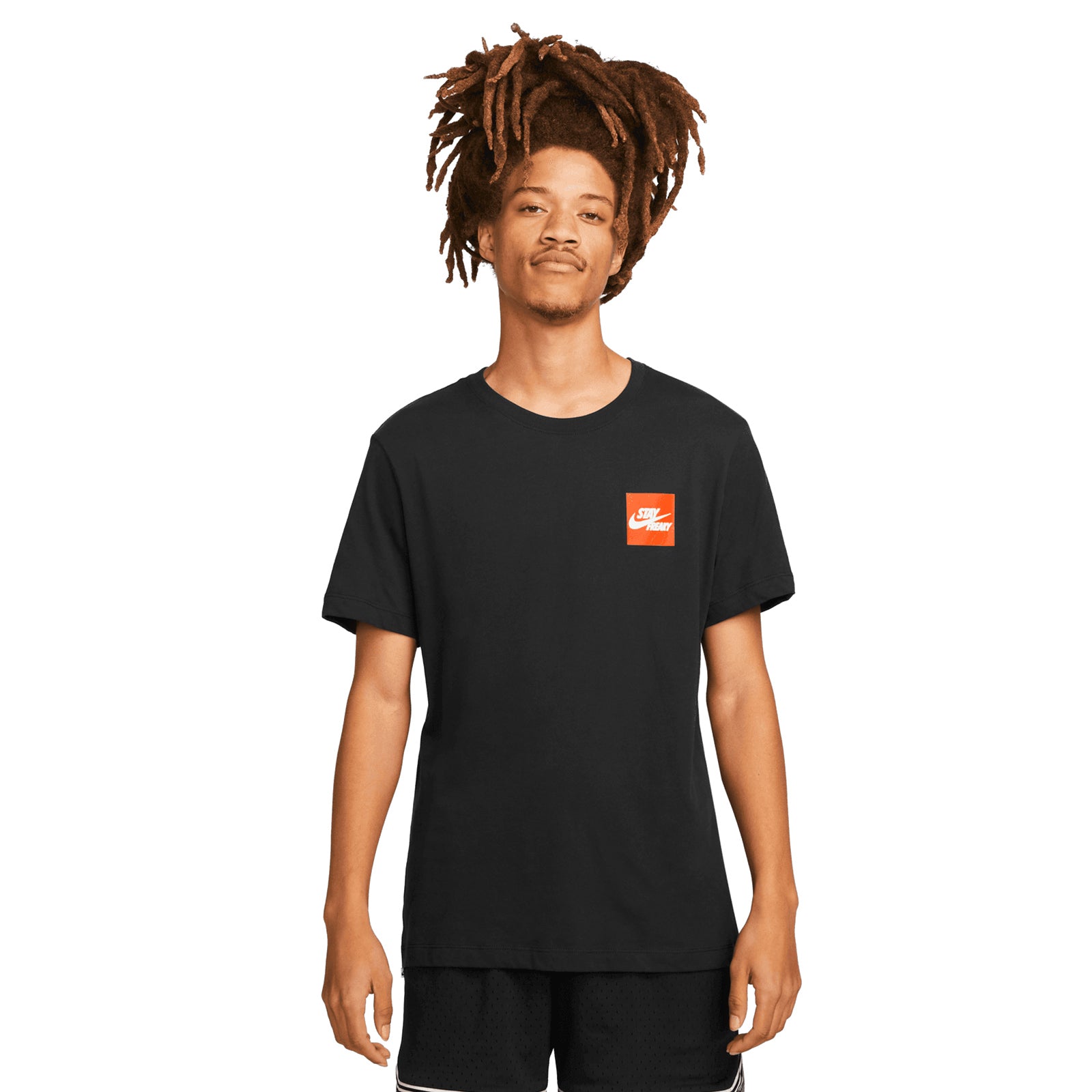 Giannis 'Stay Freaky' Swoosh Dri-FIT T-Shirt - Black â Throwback