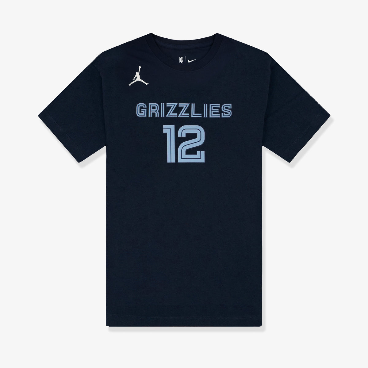 Ja Morant Memphis Grizzlies Icon Name &amp; Number NBA T-Shirt - Navy