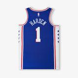 James Harden Philadelphia 76ers Icon Edition Swingman Jersey - Blue