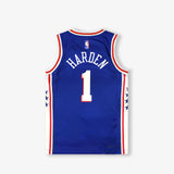 James Harden Philadelphia 76ers Icon Edition Youth Swingman Jersey - Blue