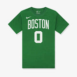 Jayson Tatum Boston Celtics Name & Number NBA T-Shirt - Green