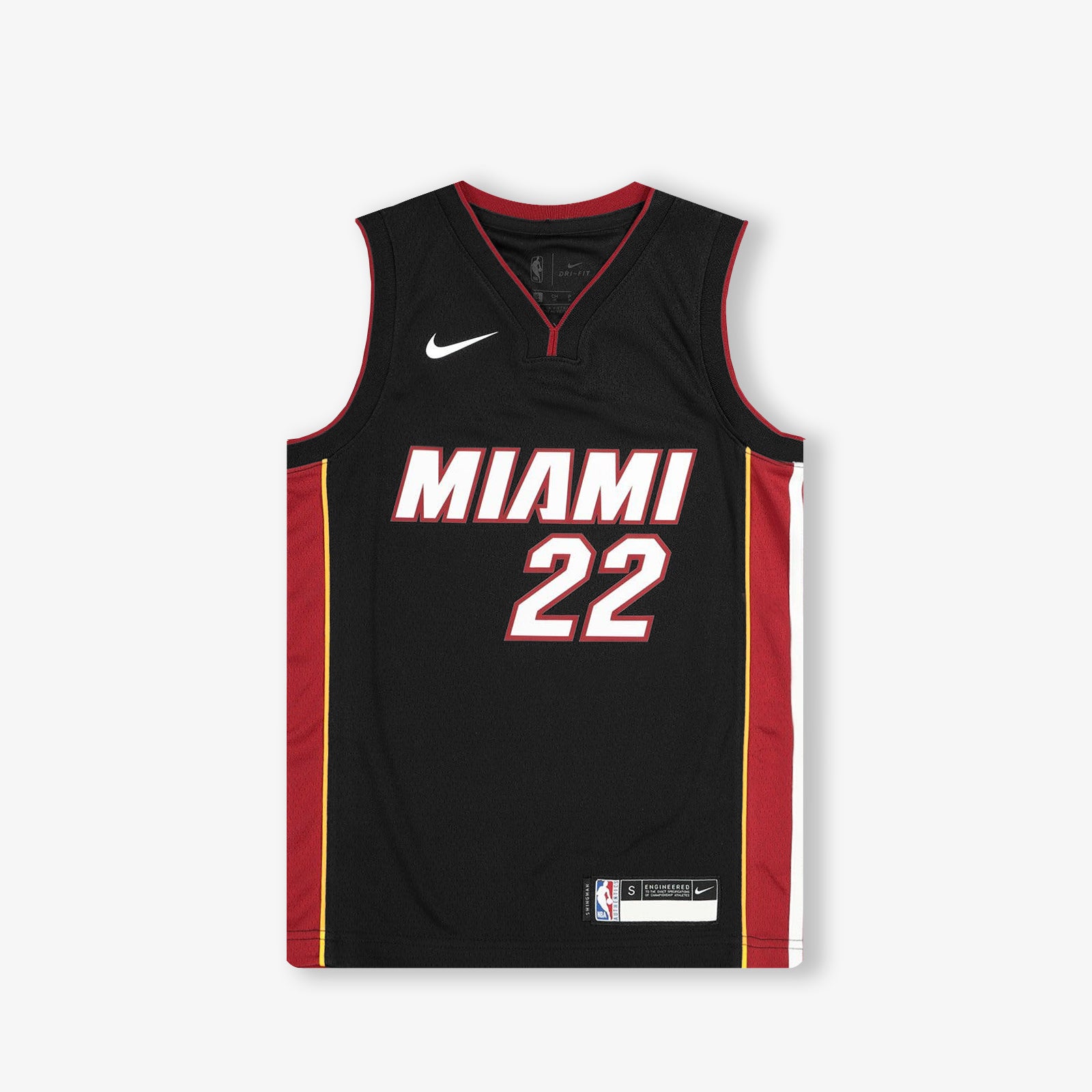 Youth Miami Heat Jimmy Butler Nike Black Swingman Jersey - Icon