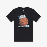 Nike 'Just Do It' Basketball Youth Tee - Black