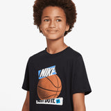 Nike 'Just Do It' Basketball Youth Tee - Black