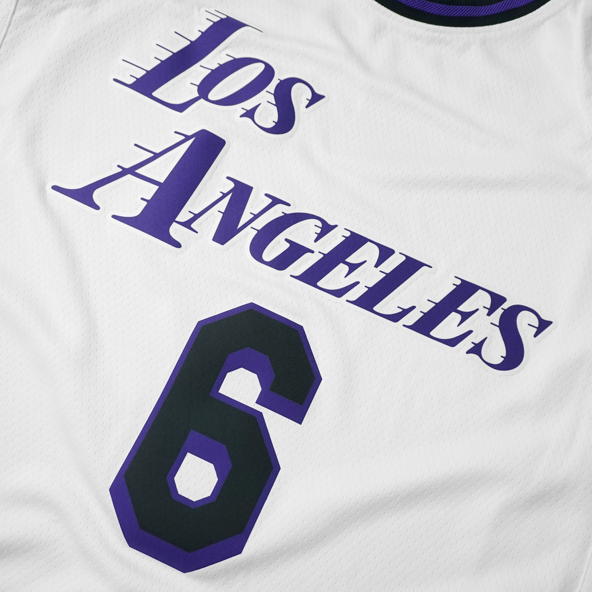 Men's Los Angeles Lakers 6 LeBron James Basketball City Edition Swingman Jersey  Purple 2019