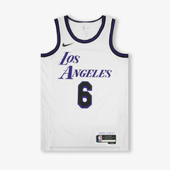 Revolution 30 Lakers Blank White Stitched NBA Jersey in 2023